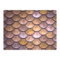 Copper Mermaid Scale Double Sided Flano Blanket (Mini) 