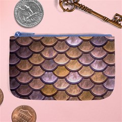 Copper Mermaid Scale Large Coin Purse