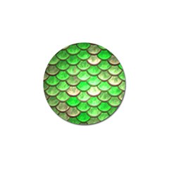 Green Mermaid Scale Golf Ball Marker (4 pack)