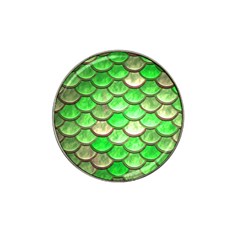 Green Mermaid Scale Hat Clip Ball Marker