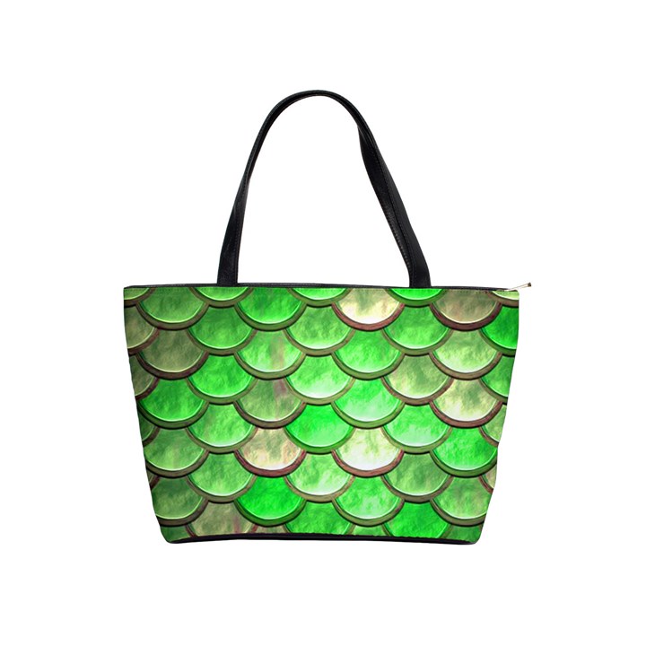 Green Mermaid Scale Classic Shoulder Handbag