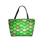 Green Mermaid Scale Classic Shoulder Handbag Back