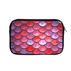 Red Mermaid Scale Apple Macbook Pro 13  Zipper Case by snowwhitegirl