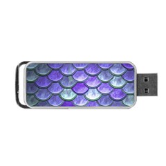 Blue Purple Mermaid Scale Portable Usb Flash (two Sides) by snowwhitegirl