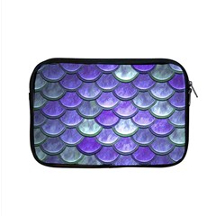 Blue Purple Mermaid Scale Apple Macbook Pro 15  Zipper Case by snowwhitegirl