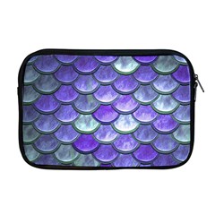 Blue Purple Mermaid Scale Apple Macbook Pro 17  Zipper Case by snowwhitegirl