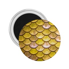 Yellow  Mermaid Scale 2 25  Magnets by snowwhitegirl