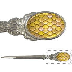 Yellow  Mermaid Scale Letter Opener by snowwhitegirl