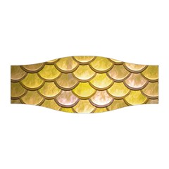 Yellow  Mermaid Scale Stretchable Headband by snowwhitegirl