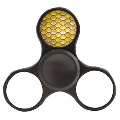 Yellow  Mermaid Scale Finger Spinner