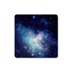 Nebula Blue Square Magnet