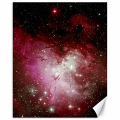 Nebula Red Canvas 16  X 20   by snowwhitegirl