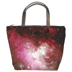 Nebula Red Bucket Bag