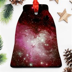 Nebula Red Bell Ornament (two Sides) by snowwhitegirl