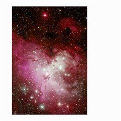 Nebula Red Small Garden Flag (two Sides) by snowwhitegirl