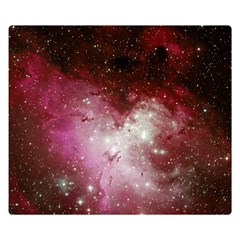 Nebula Red Double Sided Flano Blanket (small)  by snowwhitegirl