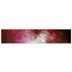 Nebula Red Small Flano Scarf by snowwhitegirl