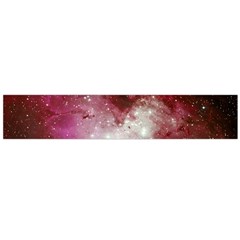 Nebula Red Large Flano Scarf  by snowwhitegirl