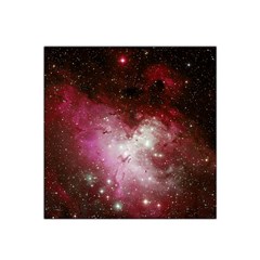 Nebula Red Satin Bandana Scarf by snowwhitegirl