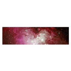 Nebula Red Satin Scarf (oblong) by snowwhitegirl