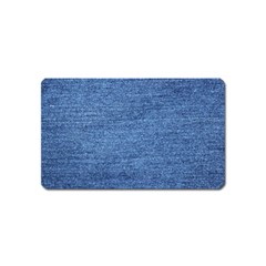 Blue Denim Magnet (name Card) by snowwhitegirl