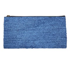 Blue Denim Pencil Cases by snowwhitegirl