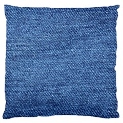 Blue Denim Standard Flano Cushion Case (one Side) by snowwhitegirl