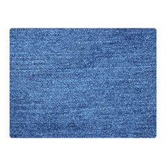 Blue Denim Double Sided Flano Blanket (mini)  by snowwhitegirl