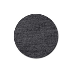 Black Denim Rubber Round Coaster (4 Pack)  by snowwhitegirl