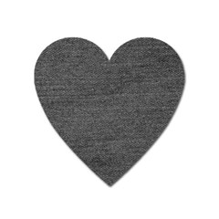 Black Denim Heart Magnet