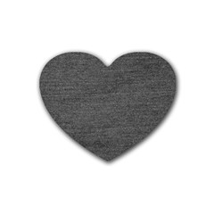 Black Denim Heart Coaster (4 Pack)  by snowwhitegirl