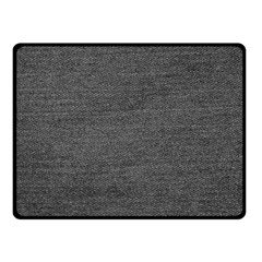 Black Denim Double Sided Fleece Blanket (small)  by snowwhitegirl