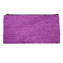 Purple Denim Pencil Cases by snowwhitegirl