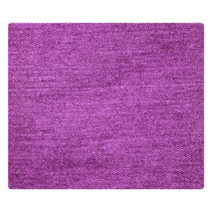 Purple Denim Double Sided Flano Blanket (Small) 