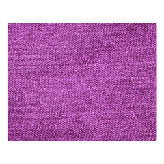 Purple Denim Double Sided Flano Blanket (large)  by snowwhitegirl