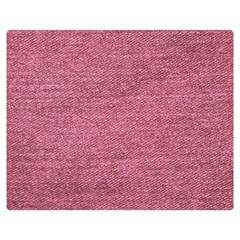 Pink  Denim Double Sided Flano Blanket (medium)  by snowwhitegirl