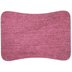 Pink  Denim Velour Seat Head Rest Cushion