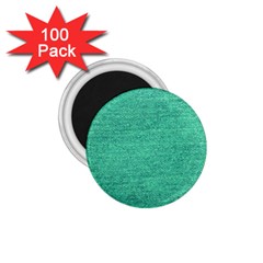 Green Denim 1 75  Magnets (100 Pack)  by snowwhitegirl