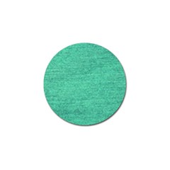 Green Denim Golf Ball Marker by snowwhitegirl