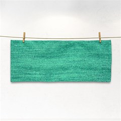 Green Denim Hand Towel