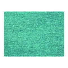 Green Denim Double Sided Flano Blanket (mini)  by snowwhitegirl