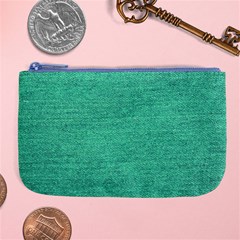 Green Denim Large Coin Purse by snowwhitegirl