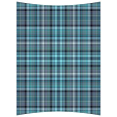 Teal Plaid Back Support Cushion by snowwhitegirl