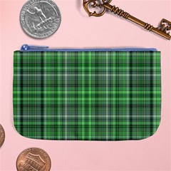 Green Plaid Large Coin Purse by snowwhitegirl