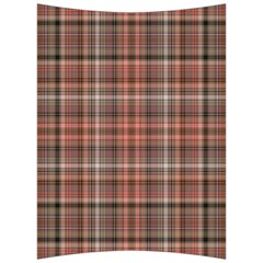 Peach  Plaid Back Support Cushion by snowwhitegirl