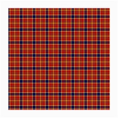 Red Yellow Plaid Medium Glasses Cloth (2-side) by snowwhitegirl