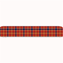 Red Yellow Plaid Small Bar Mats by snowwhitegirl