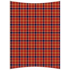 Red Yellow Plaid Back Support Cushion by snowwhitegirl