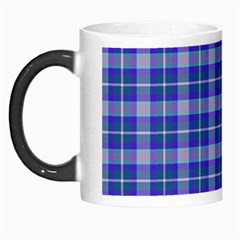 Blue Teal Plaid Morph Mugs