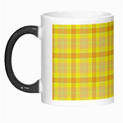 Yellow Sun Plaid Morph Mugs